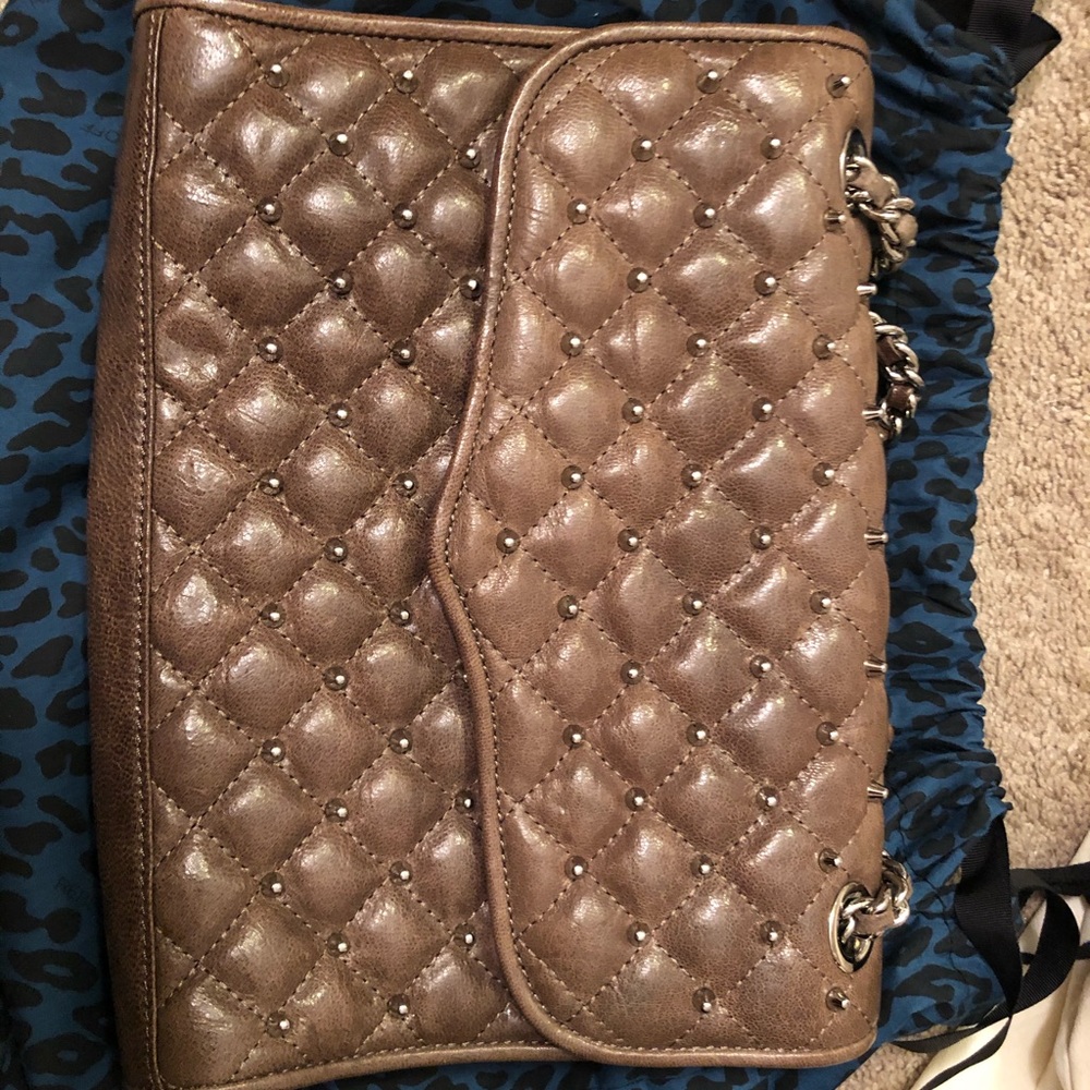 Rebecca Minkoff studded quilted affair crossbody